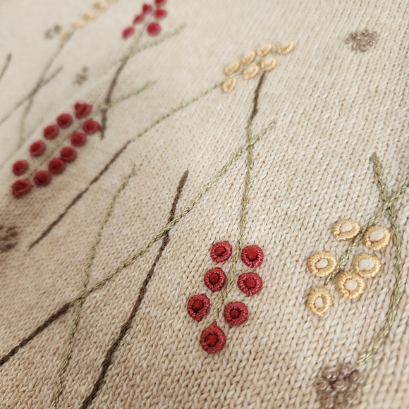 J.Jill embroidered sweater - Picture 2 of 7